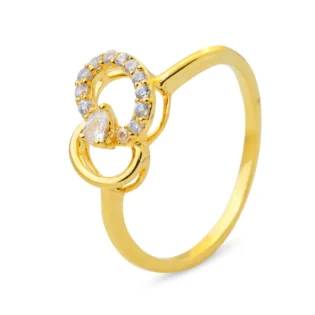 Whirl 18Kt Gold & Diamond Ring - Image 2